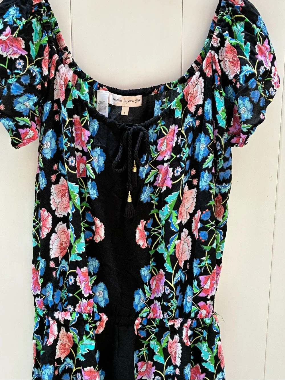 Nanette Lepore black coverup